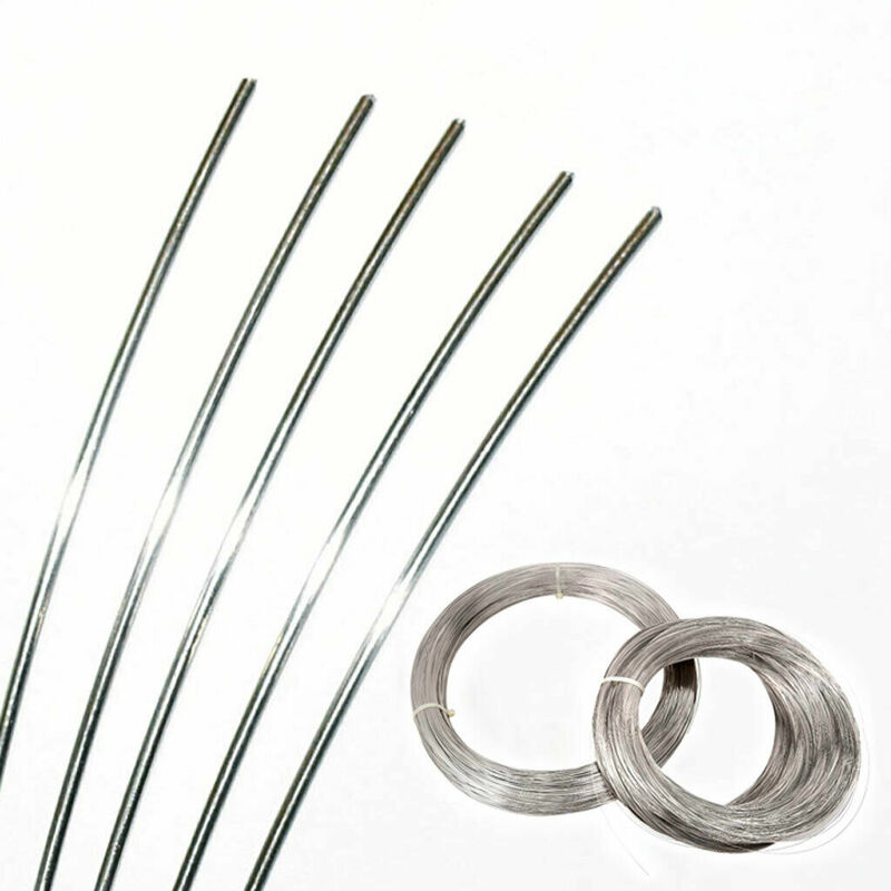 Spring Steel Wire 304 Stainless Steel Spring Steel Wire Single Strand Elastic Disc Steel Wire DIY Accessories Diameter 0.4mm-2mm