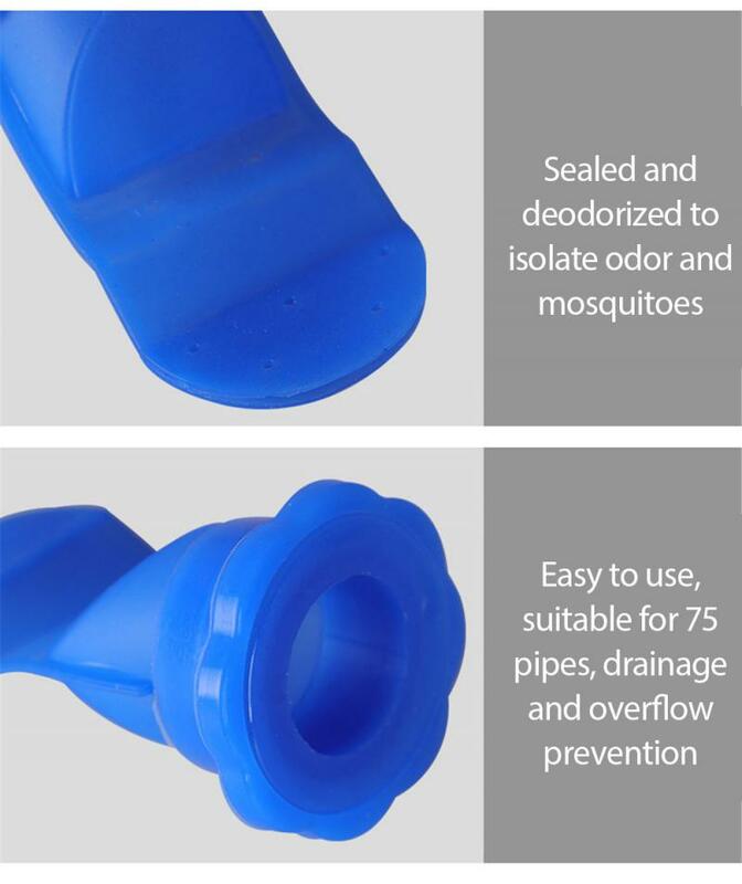 Ochrona przed szkodnikami silikonowa osłona przeciwzapachowa rdzeń spustowy kuchnia toaleta wc rury rura Sewer Seal dezodorant spustowy