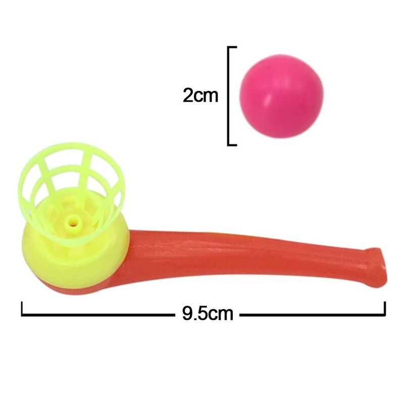 10Pcs Outdoor Games Funny Gifts Kids Toys Color Random Educational Toys Balance Training Learning Toys Pipe Blowing Ball