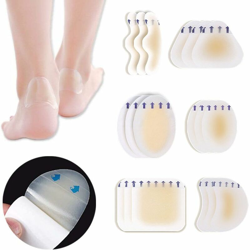 Foot Care Soft Gel Hydrocolloid Shoes Stickers Gel Shoes Stickers Heel Sticker High Heel Foot Patches Heel Blister Bandage