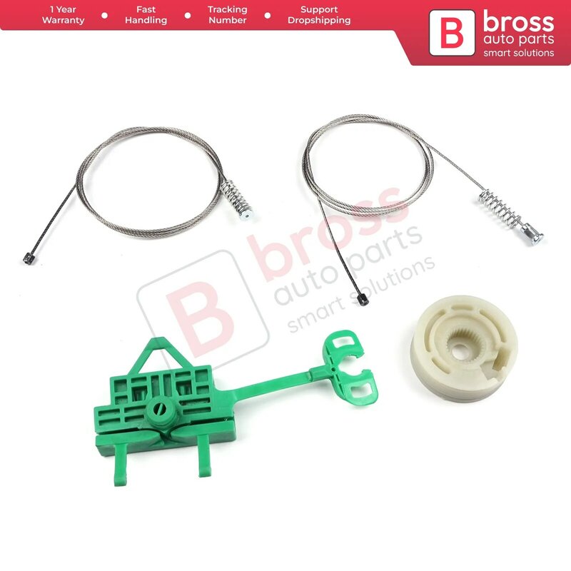Bross Auto Parts BWR392 Electrical Power Window Regulator Set Front Right Door 51892560 for Fiat Linea Fast Shipment Top Store