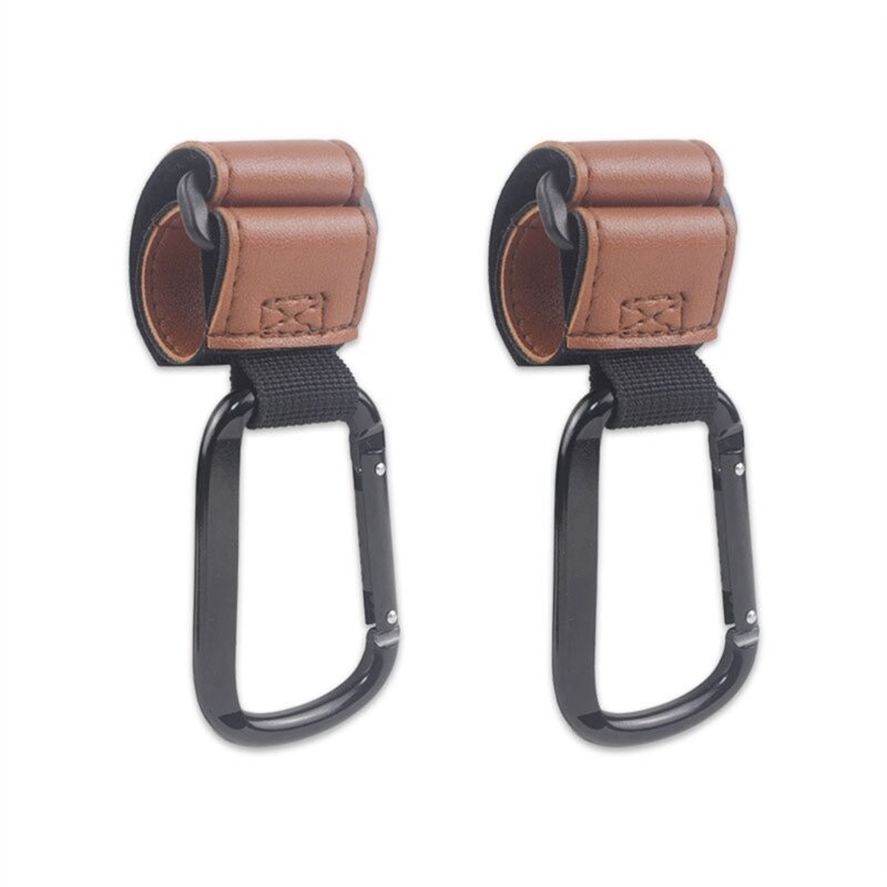 77HD Stroller Hook Adjustable Bag Hangers Anti-Skid Easy Install Pram Hooks