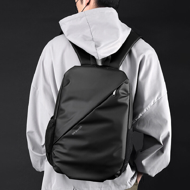 Fashion Student School Bags Large Capacity Business Travel Backpacks High Quality Nylon Knapsack Multi-pocket Computer Rucksack