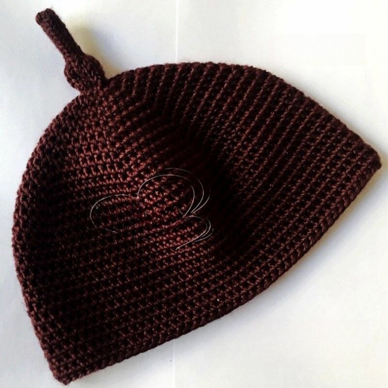 Chapéu de malha de crochê para homens Kippah Hijab, Turbante Judaico, Algodão, Kippah Islâmico, Colthing Turco, Frete Grátis, Inverno