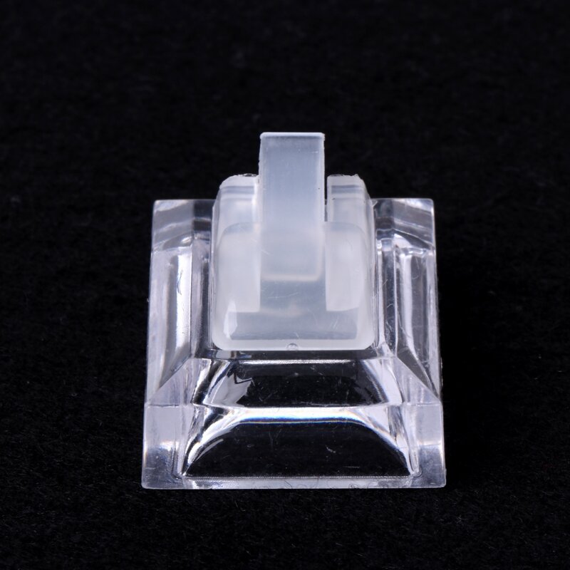 Acrylic Transparent Ring Show Display Showcase Jewelry Decoration Stand Holder N0HE