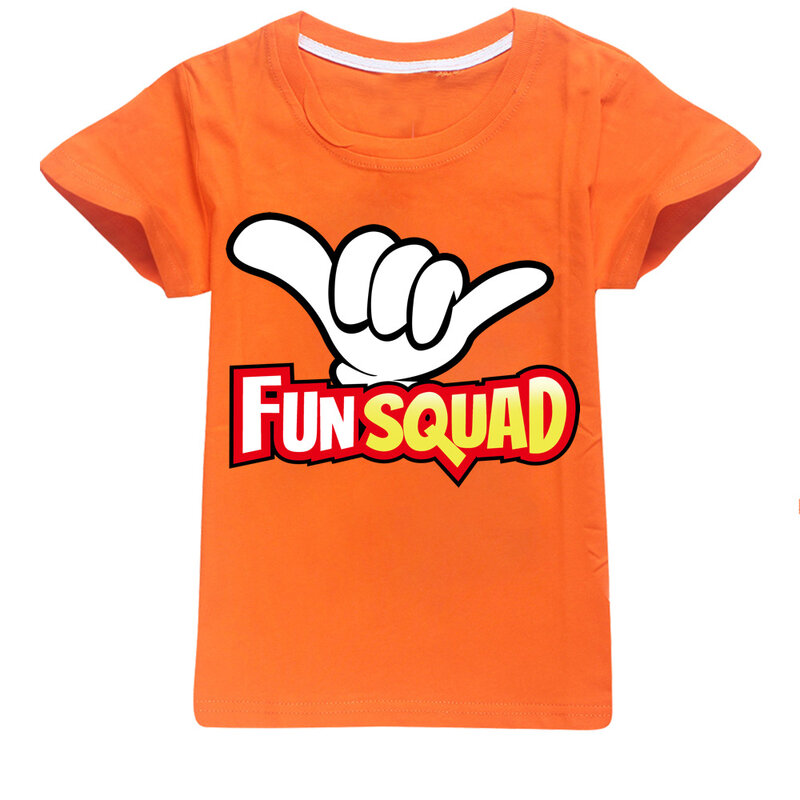 Ropa de verano para niños y niñas, Camiseta de Juego de escuadrón divertido de Cosplay, Jersey 2024 de algodón, camisetas de ocio a la moda, 100%