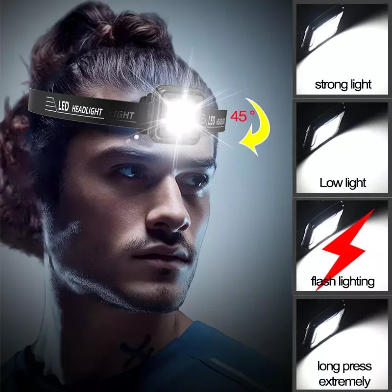 Mini-Schlüssel bund Licht TYPE-C Aufladung tragen im Freien wasserdichte starke magnetische Kopf bedeckung Silikon LED Arbeits licht Taschenlampe