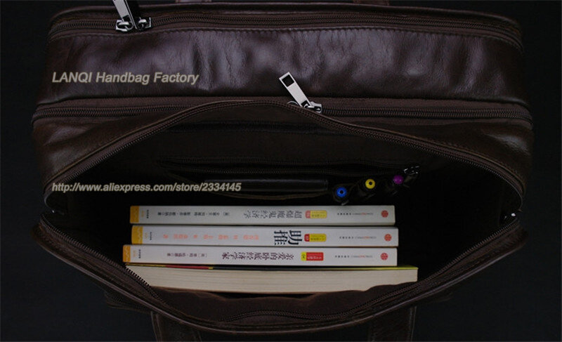 本革のブリーフケース,男性用の高級ビジネスバッグ,ラップトップケース,送料無料