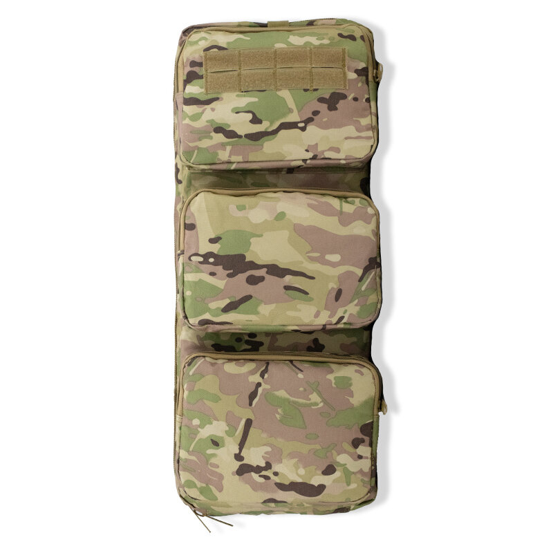 Cerca de 65cm tático caça mochila rifle de ar quadrado transportar saco com alça de ombro caso proteção arma mochila 1000d náilon