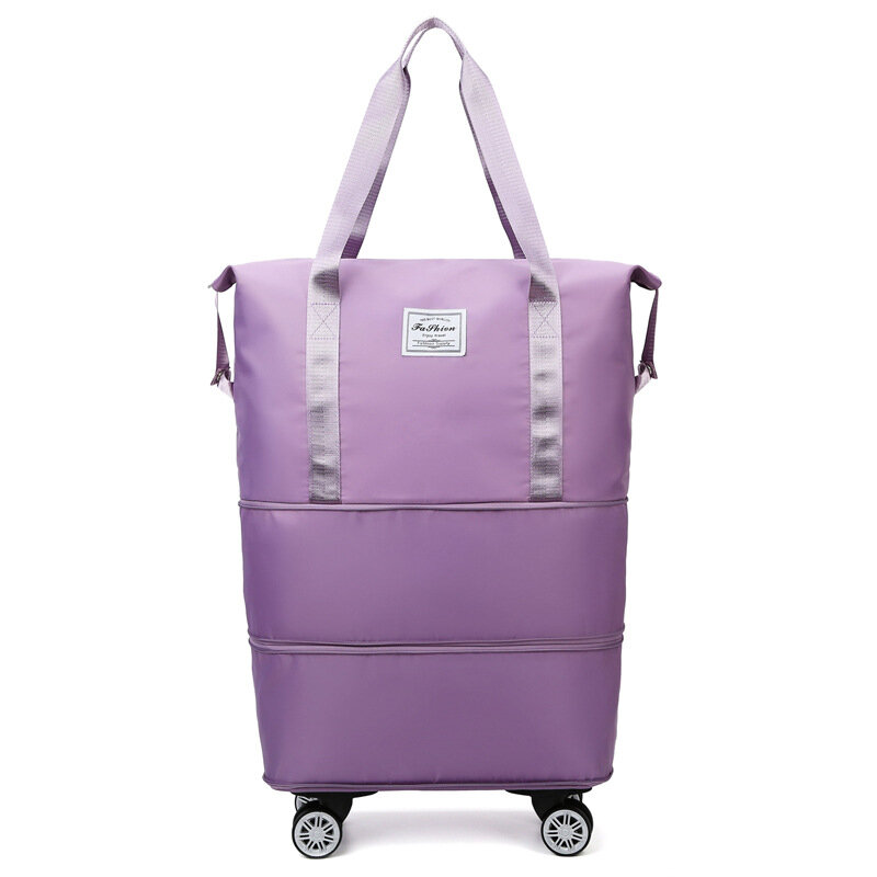 Складная дорожная сумка с ручками на колесиках, многофункциональный ранец для сухой и влажной уборки, чемодан
