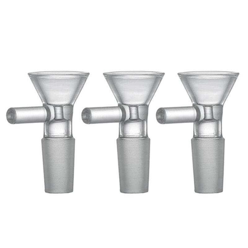 10Pcs 14 Mm Glass Funnel Manual Clear Dish Rack Glass Funnel Clear Glass Funnel Bowl Rack