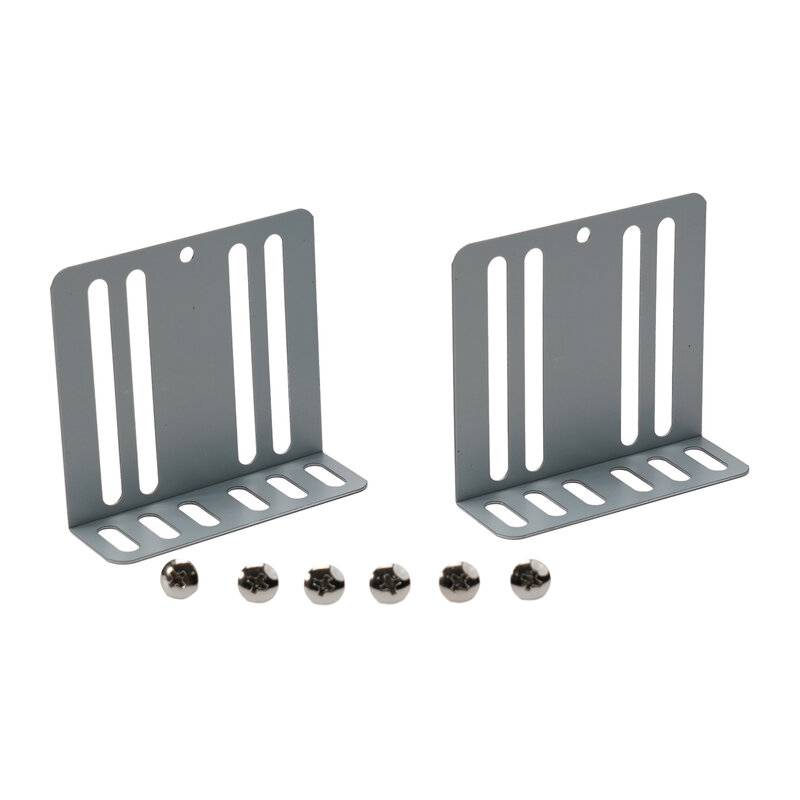 Installation Kit Car Radio 2 Brackets 8 Screws Accessories Holder Support Metal Mounting Accessory High Quality