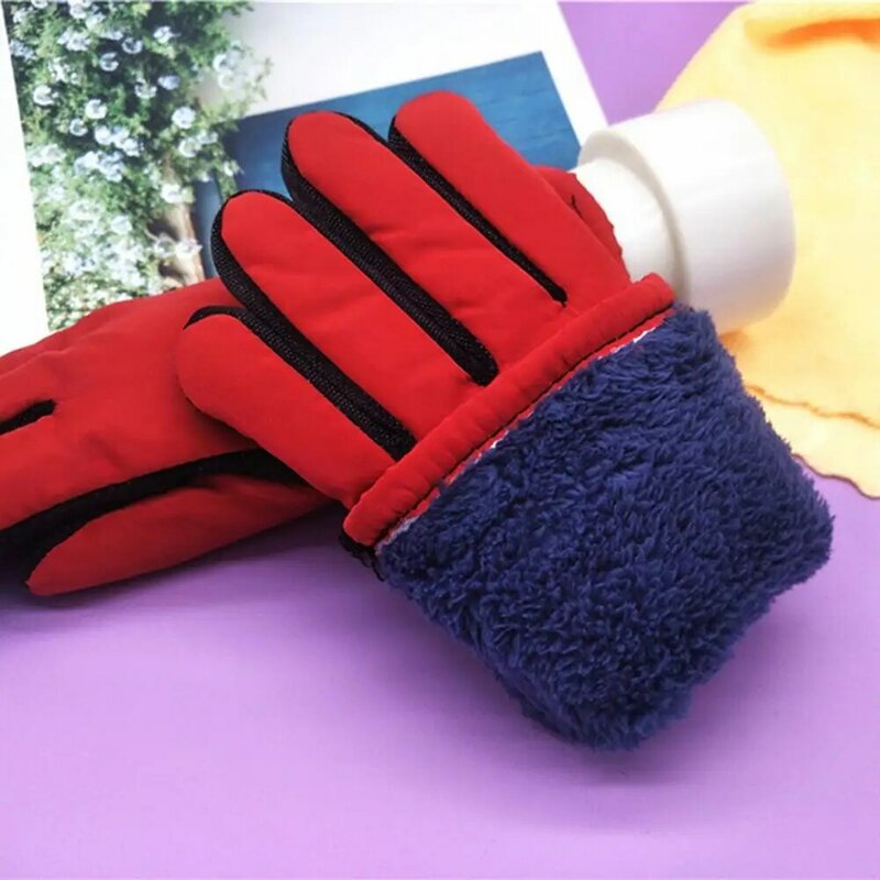 Sport Gloves 1 Pair Practical Waterproof Anti-slip  Anti-scratch Sport Gloves for Winter Sports