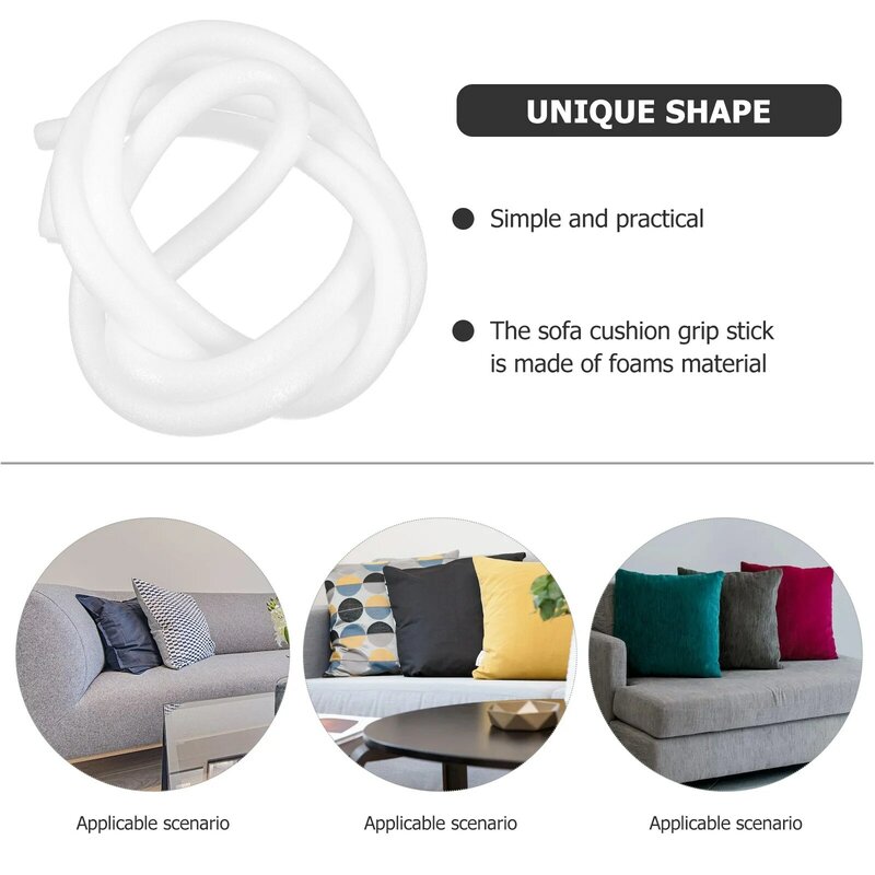 Rutsch fester Schaumstoffstreifen-Couch bezug Anti-Rutsch-Drucknaht-Sofa kissen mit fester Stange