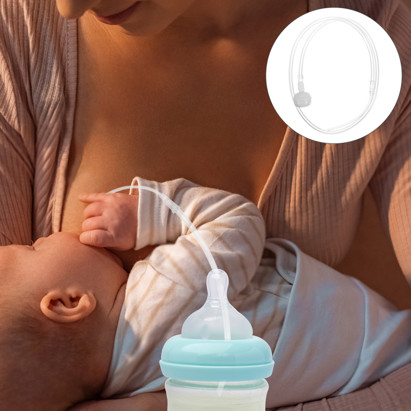 Breast Milk Dispenser Straws Hose with Weighted for Feeding Bottles Breastfeeding Device