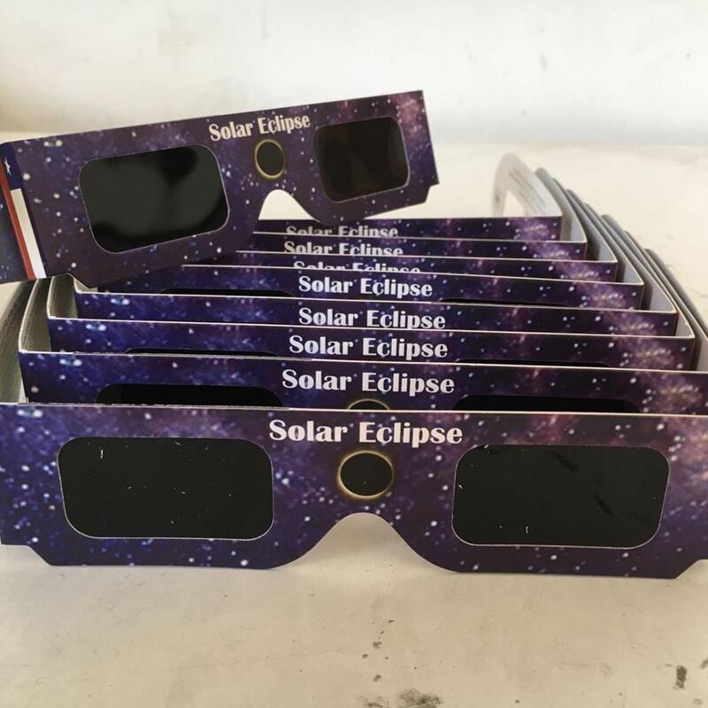 Óculos de papel Eclipse Solar protegem seus olhos do Eclipse Solar para 2023, 10, 14 Eclipes solares anulares, 1 pc, 3 pcs, 5 pcs, 10pcs