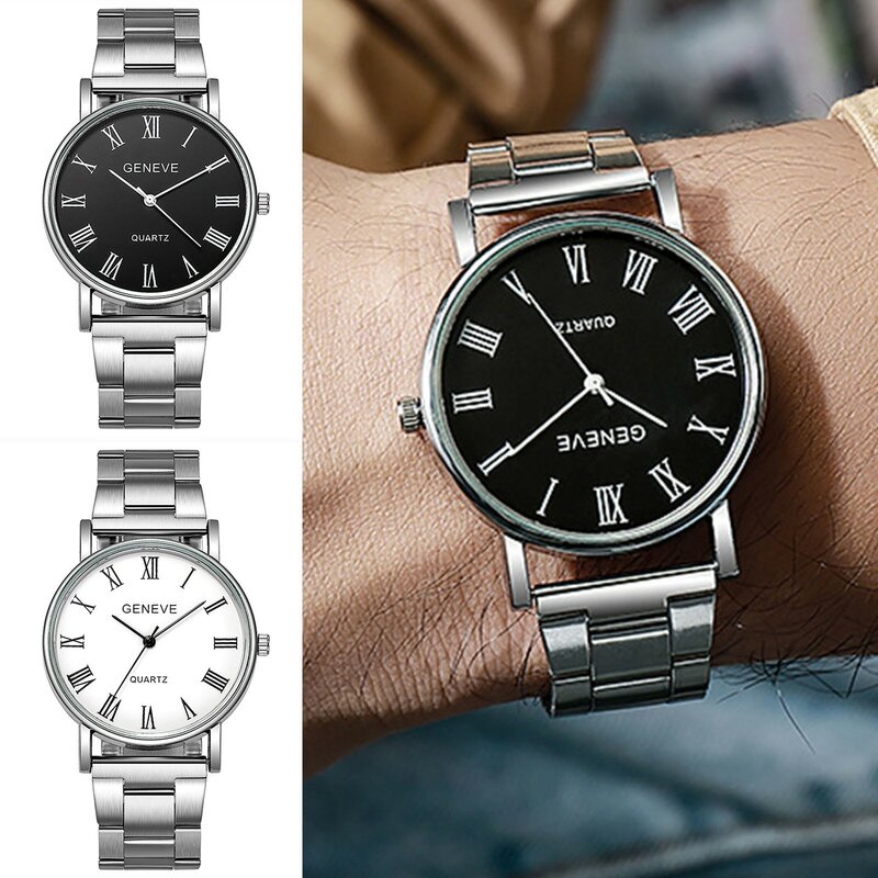 นาฬิกาข้อมือควอตซ์สำหรับผู้ชายประณีตสวยงาม