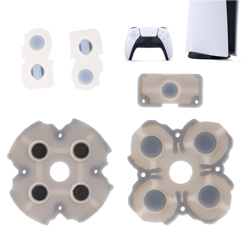 Button for Game Controller Conductive Adhesive D-pad for Cross for Key L1R1 for