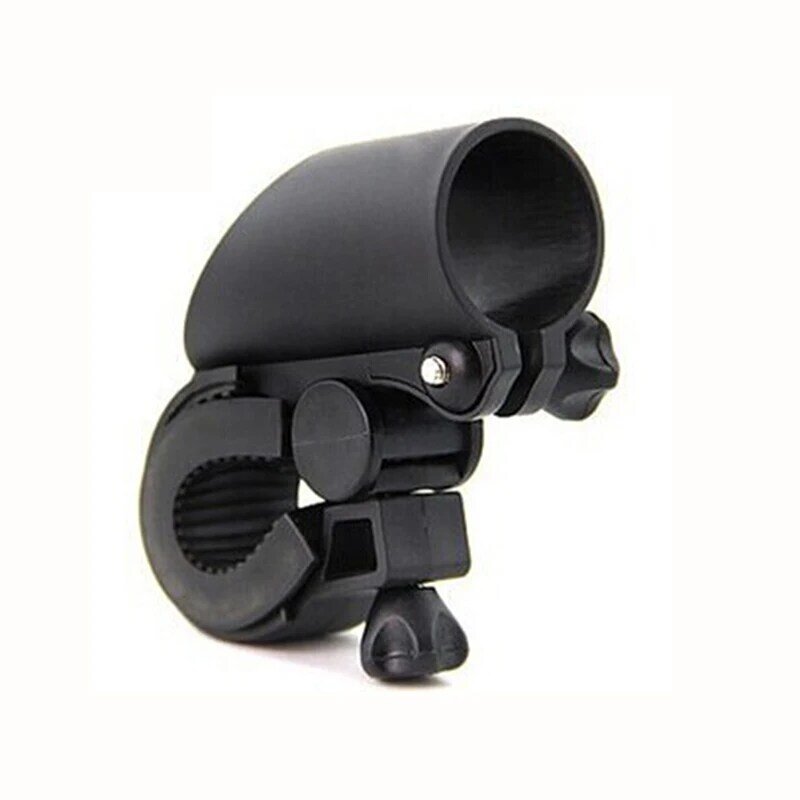 Portable Bicycle Light Lamp Stand Holder Cycling Bike Rotation Grip LED Flashlight Torch Clamp Clip Mount Bracket Accessories