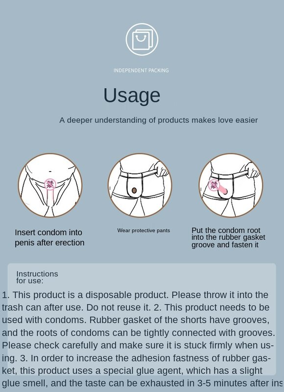 เพศผู้ชายป้องกันกางเกง Body Fluid Contact ความปลอดภัยกางเกง Anti-Virus กระจายแบนกางเกงเหนียวป้องกันชาย