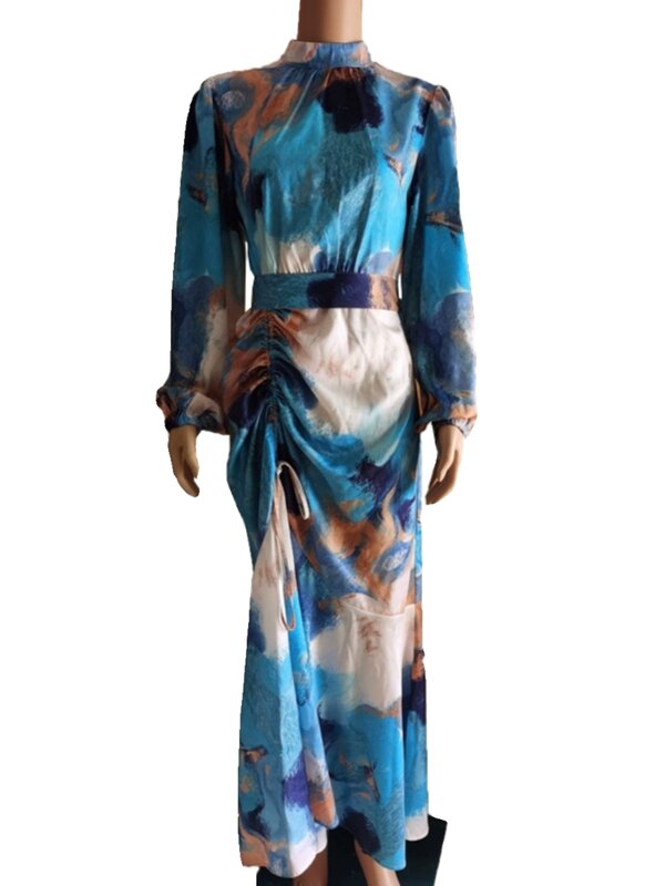 女性の足首までの長さのドレス、arabicバスローブ、Musti、dubai、malay