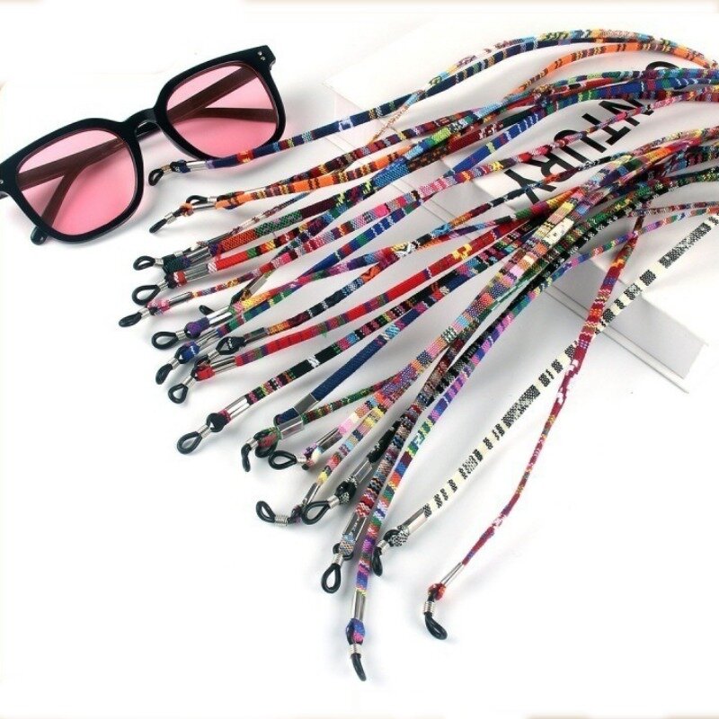 Kacamata hitam, Fashion warna-warni tali rantai kacamata Bohemian tali pemegang tali kacamata tali leher pemegang kacamata baca