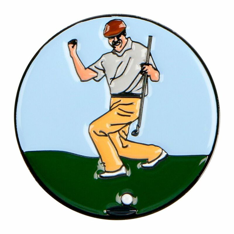 Regalo golfista con pennarello metallo 25mm adsorbimento magnetico Clip per berretto da Golf marcatore per pallina da Golf Clip per cappello da Golf Clip magnetica per cappello da Golf