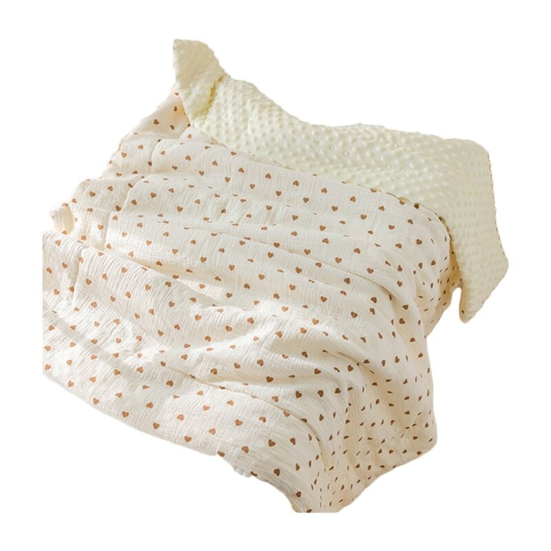 Одеяло с мультяшным принтом для ребенка, двухстороннее мягкое пеленальное одеяло, спальный мешок для новорожденных, одеяло для
