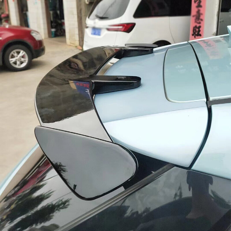 Hatchback Suv Cars Achterdak Kofferdeksel Spoiler Wings 130Cm Universeel Fit Meestal Voertuig Abs Black Carbon White Accessoires Onderdelen