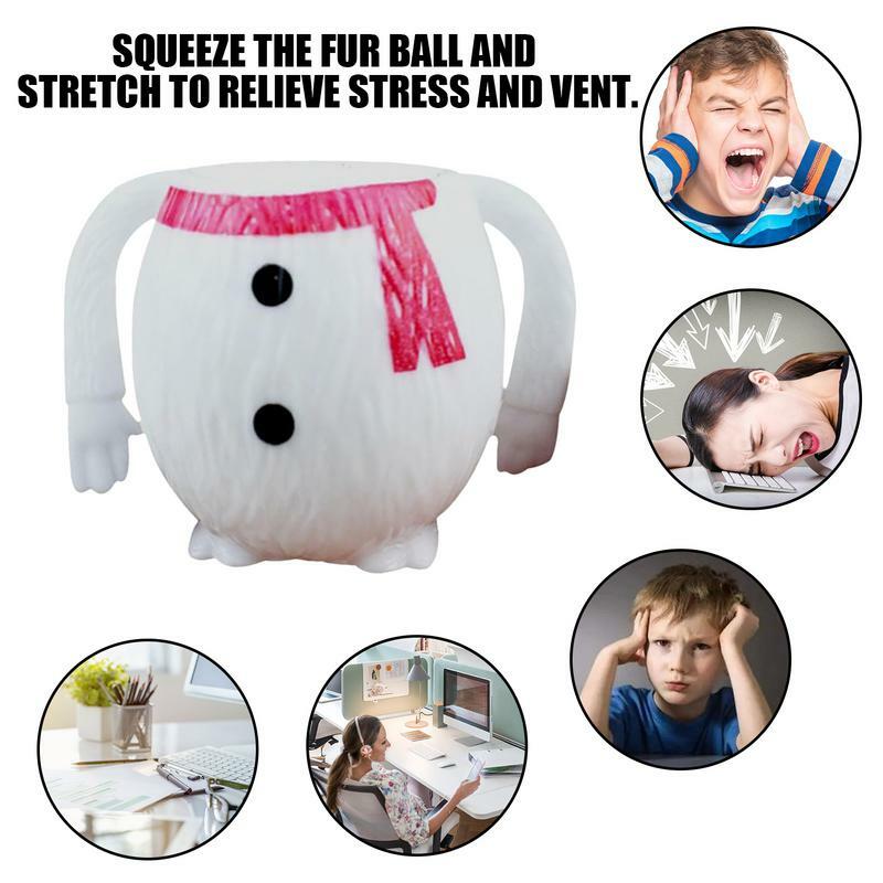 Jumbo Squeeze Toys for Kids, Squishy Santa, Boneco de neve, Squeezable, Popup Faces, Brincadeiras Criativas Festivas, Stress Relief Stuffers