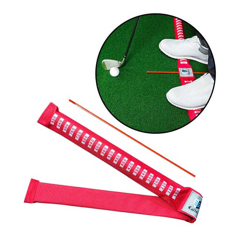 Golf Swing Trainer Swing, Correção de Postura Perna, Melhorar o Equilíbrio e Estabilizar Training Aid, Chipping Golf Stepping Strap