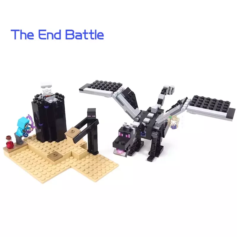 The End Battle Dragon Building Blocks giocattoli regalo per il compleanno dei bambini