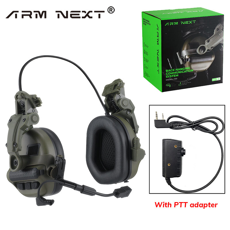 ARM NEXT-Microphone à réduction de bruit, pour le tir, le paintball, skip, communication sportive, ensembles de sauna avec câble PTT