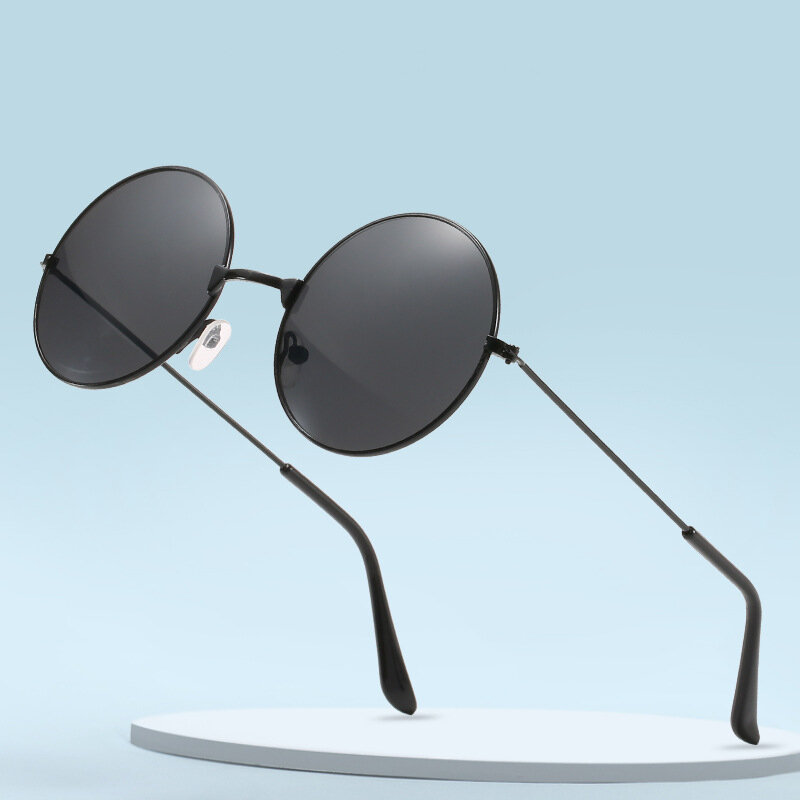 Popular Fishing Leisure Round Metal Men Sunglasses Retro Vintage Sunglasses for Men Women 2023 Fashion Eyewear Sun Glasses UV400