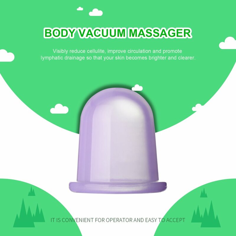 Langlebige Gesundheits versorgung Ganzkörper Vakuum massage gerät Silikon becher Anti-Cellulite lindern körperliche Müdigkeit Stress für Familie Beauty-Tool