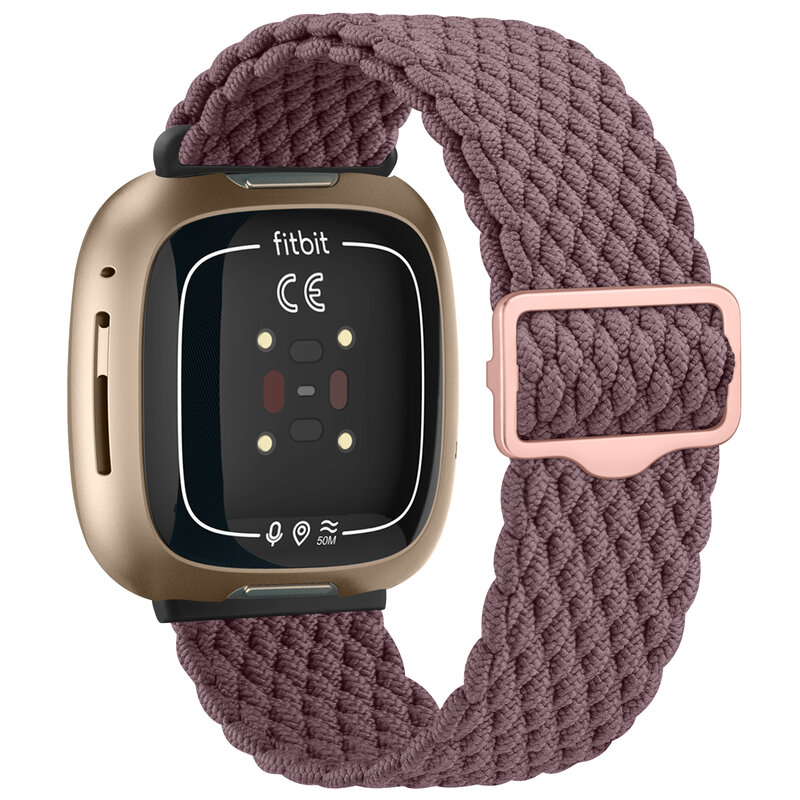 Tali jam tangan Fitbit Versa 3/Versa, tali gelang 4 tali gelang yang dapat disesuaikan untuk gelang jam Fitbit Sense/Sense 2
