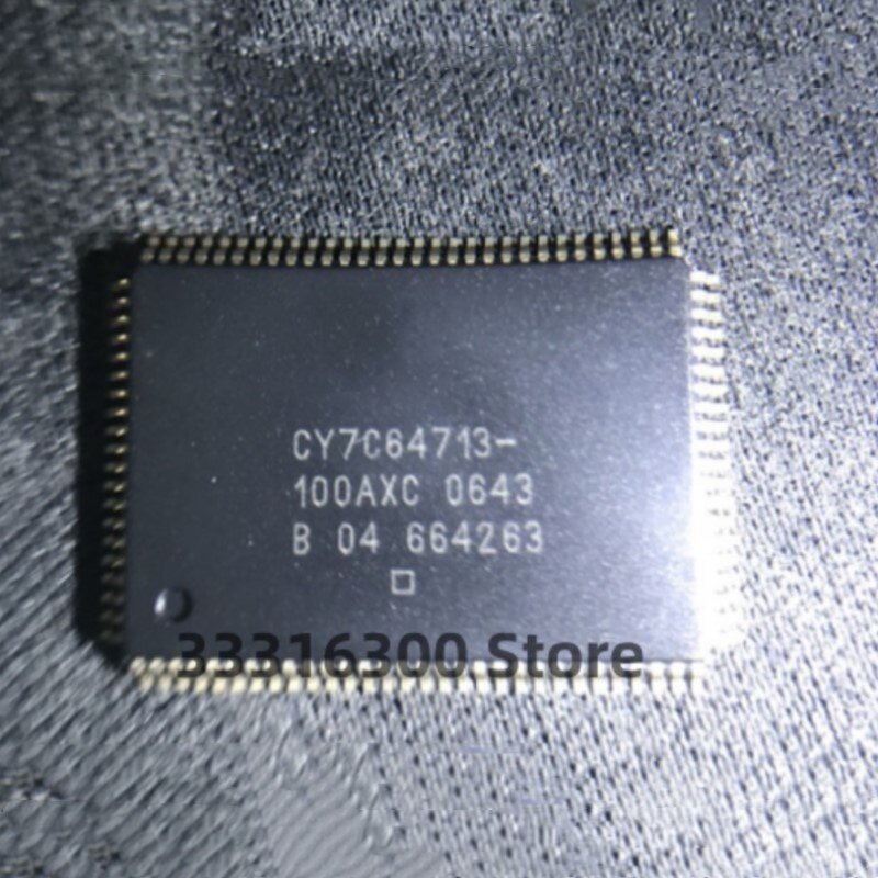 2PCS New CY7C64713-100AXC   TQFP100  Microcontroller chip IC