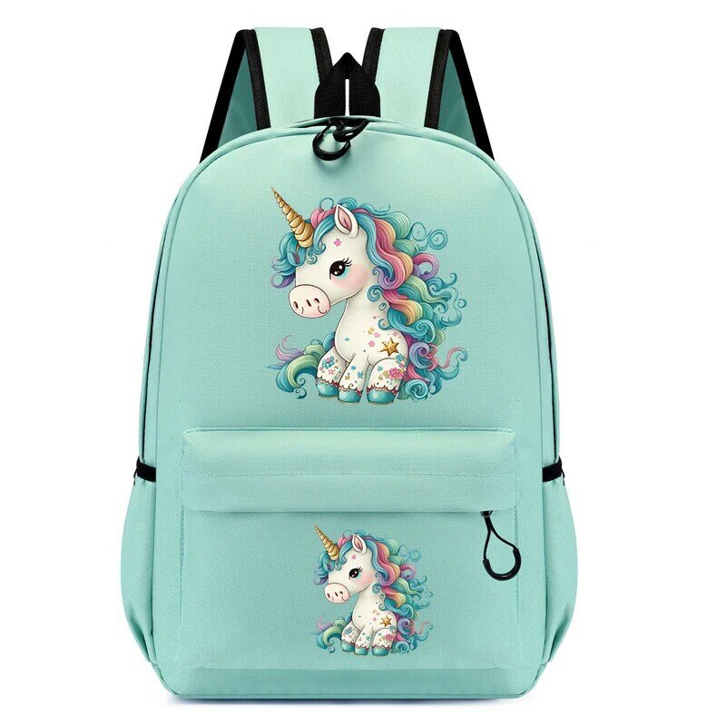Zaino per bambini Cartoon Unicorn Print School Bags borsa da scuola per l'asilo per bambini Baby Boys Girls Bookbag Anime Travel Bags