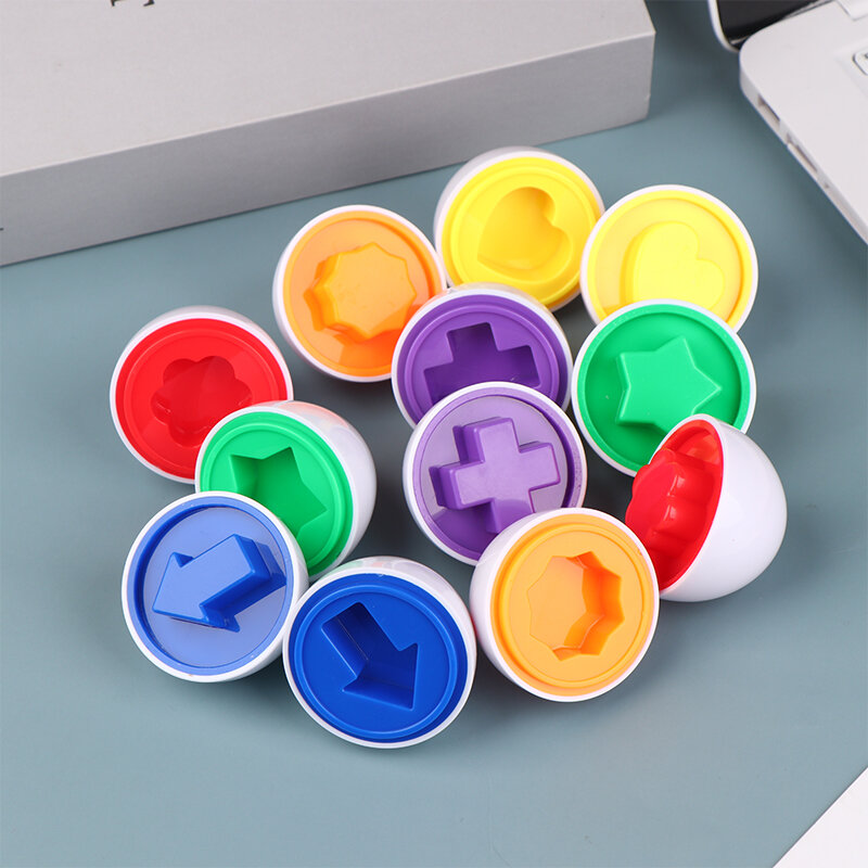 Heiße 1pc Eier Form Montessori passende Farbe Lernspiel zeug für Baby und Kleinkinder Erkennung Sortierer Puzzle Lernspiel zeug Geschenk