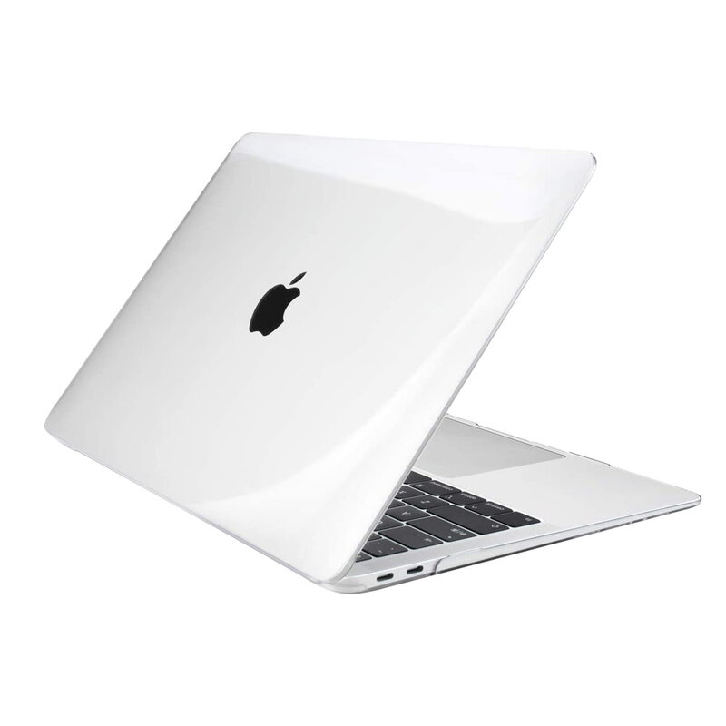 Caso do portátil para apple macbook pro 13 "a2338 m1/15/16"/macbook ar 13/11/macbook 12/branco a1342 caso transparente + teclado capa