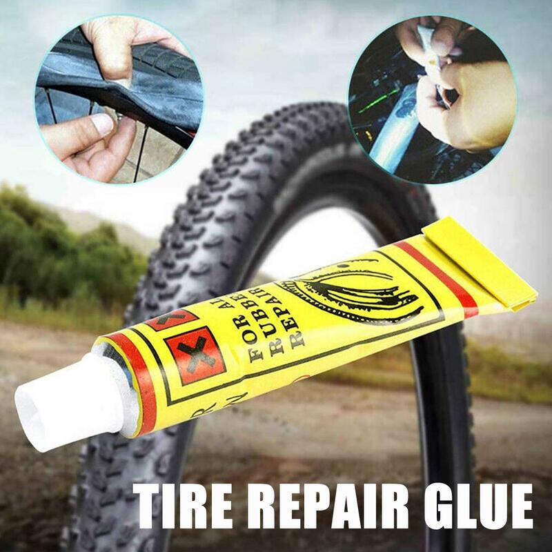 Pegamento de reparación de neumáticos de motocicleta, pegamento de reparación de pinchazos de tubo interior, reparación de neumáticos fuerte, 10 piezas