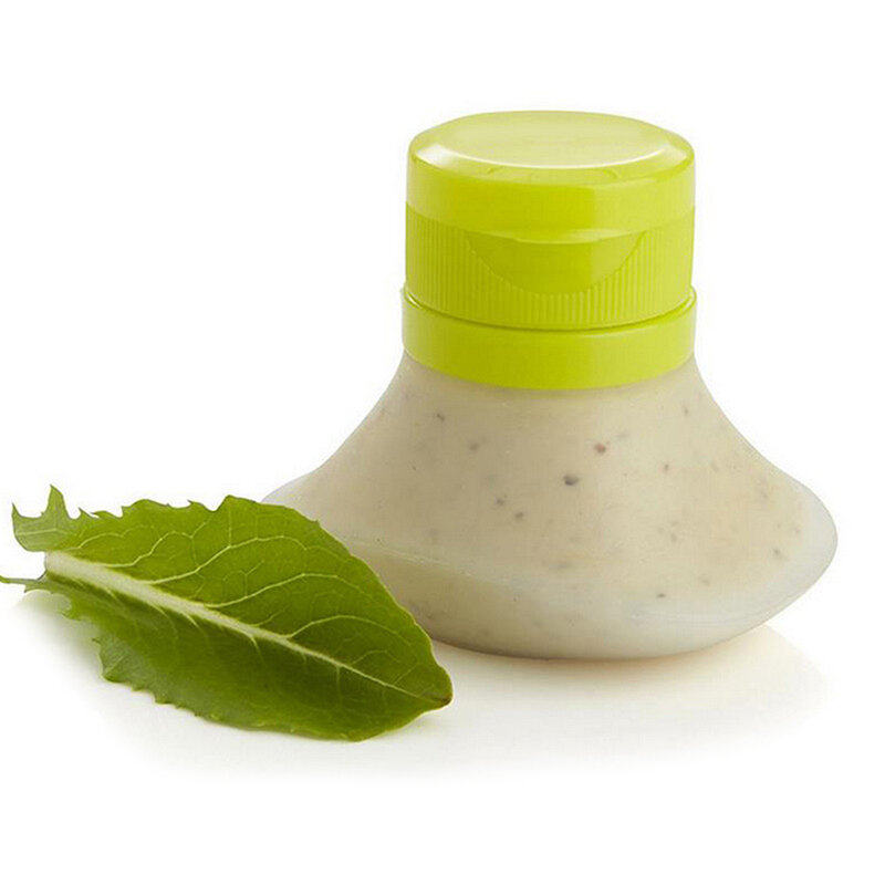 Botol bumbu Salad Mini portabel, untuk peralatan dapur luar ruangan botol penyimpanan