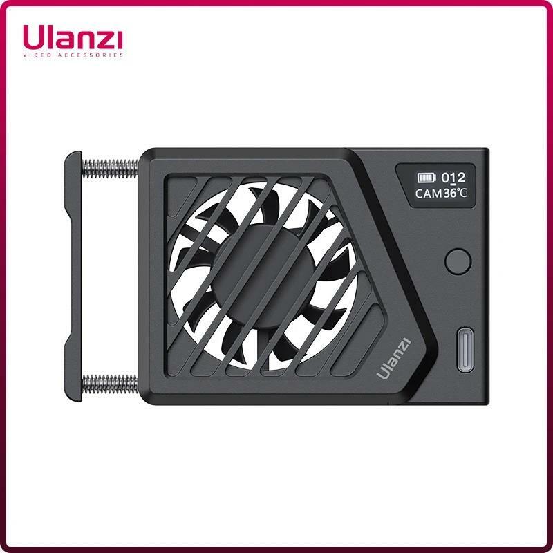 Zaktualizowana wersja Ulanzi CA25 kamera chłodząca wentylator Radiator 4K zestaw do nagrywania Radiator do ZV-E1 Sony R6 Mark II FUJIFILM XT4 Nikon