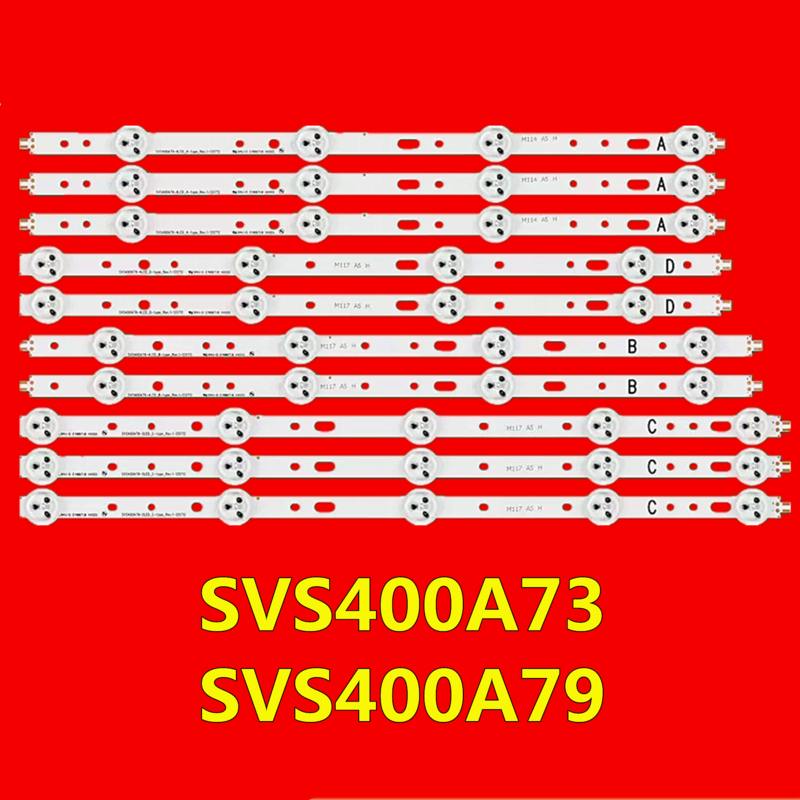 Светодиодная лента для 40D1333B 40L1333B 40L1333V1 40L1353N 40VLE5322BG 40VLE5324BG 40PFL3107H/12 40PFL3107H/60 svs400a73 _ 4 LED_A B-типа
