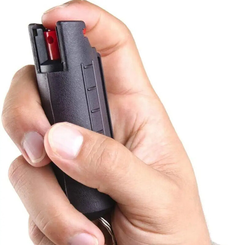 Belle Spray d'autodéfense pour femme avec étui en plastique, porte-clés, outil de défense portable, boîte d'urgence, 20ml