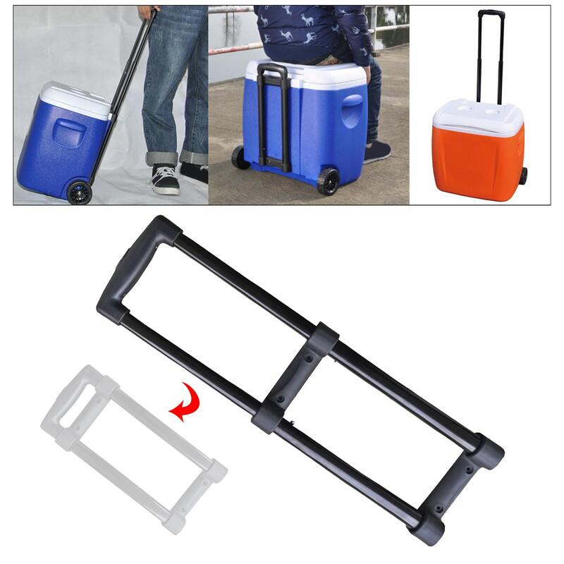 Telescópica Pull Rod para Refrigerador de bagagem, Peças de reposição telescópicas, Dobrável Hand Truck Handles, Portátil
