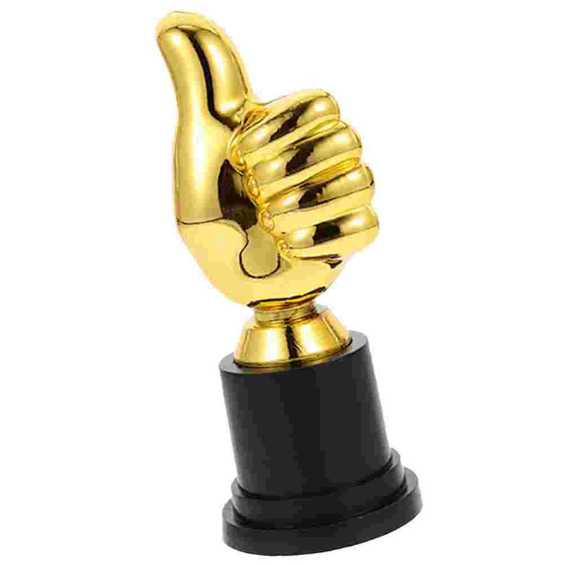 Troféu do polegar para crianças e adultos, Troféu do polegar, Playset plástico Kidcraft, Cheer Decor Toys, Prêmio da competição