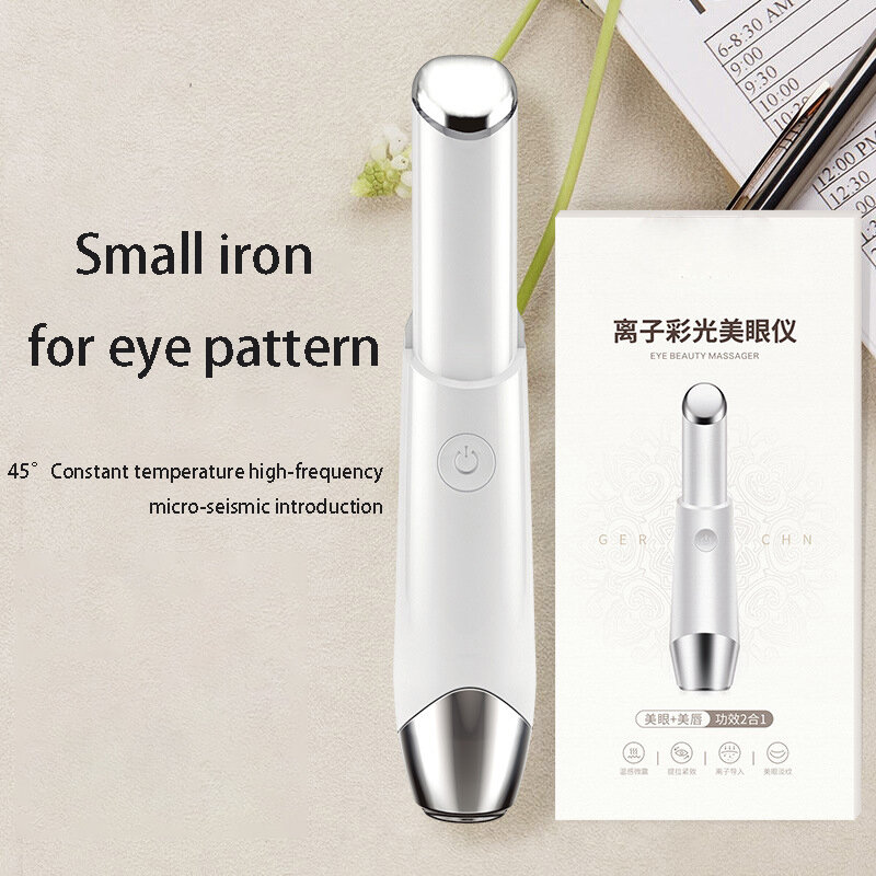Mini Electric Eye Beauty Instrument Eye Cream Import Massager Vibration Heating Eye Beauty Instrument Red Blue Eye Care Pen