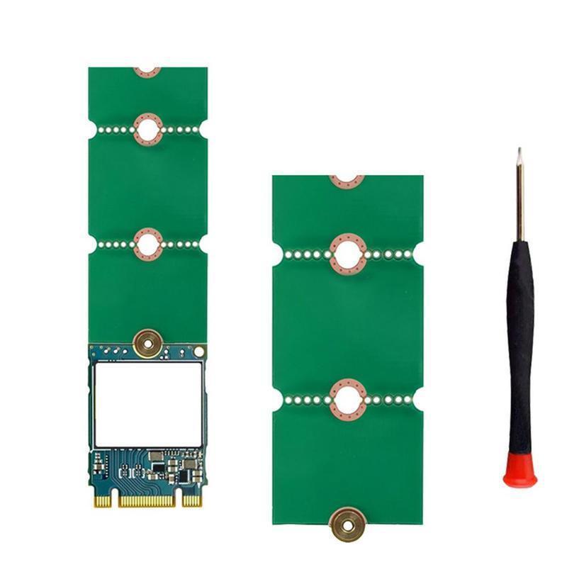 NGFF-tarjeta adaptadora M.2 SSD 2242 a 2280, 2230 a 2280, adaptador de tarjeta de transferencia, placa de expansión en Rack, tarjeta elevadora, tarjeta de conversión