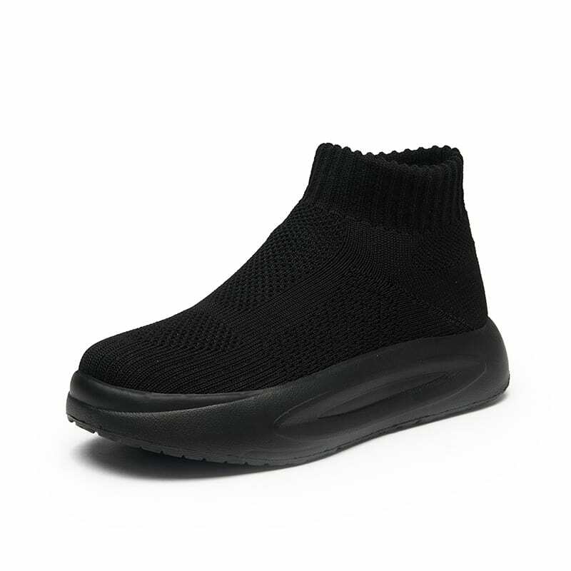 MWY-Zapatillas deportivas para correr para niños y niñas, zapatos informales transpirables para exteriores, calcetines altos, talla 26-38